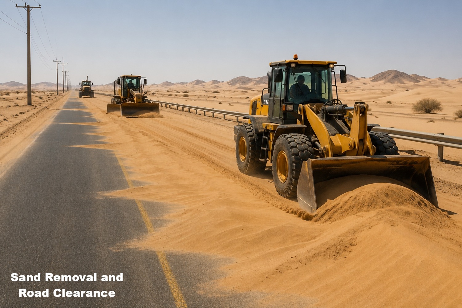 Road Clearance Sand Removal and Road Clearance