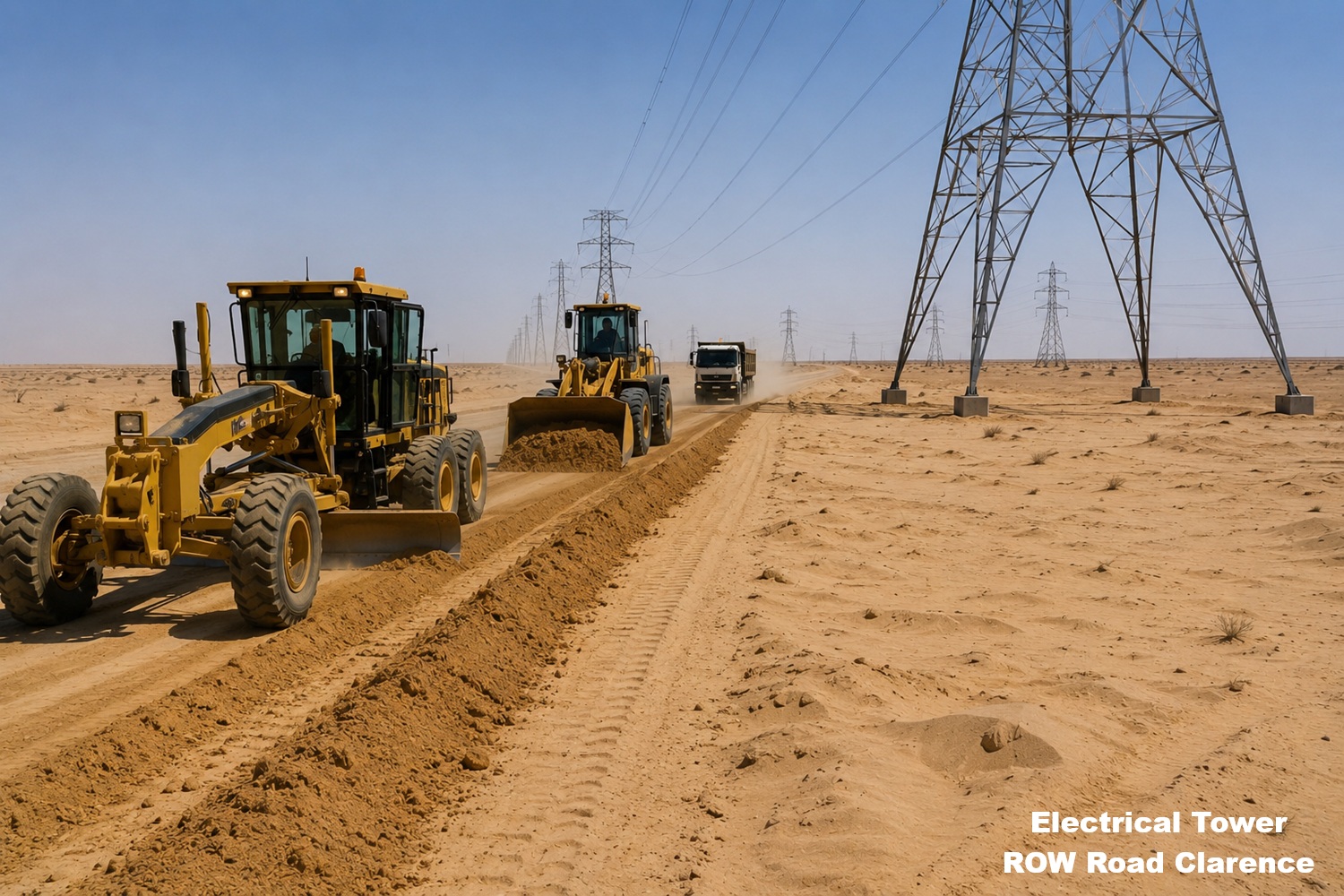 Sand Removal and Road clearance